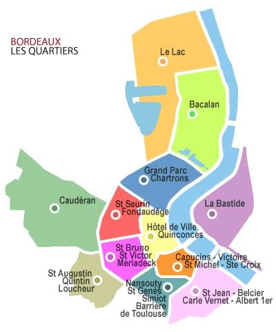 mapa de Bordeaux barrio