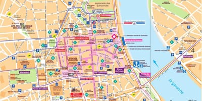 Bordeaux mapa da cidade descargar