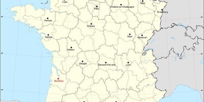 Bordeaux municipios mapa