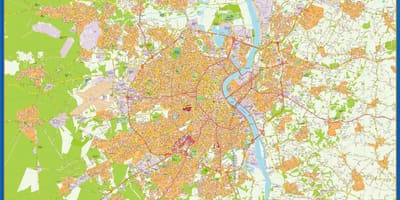 Mapa de Bordeaux tenda